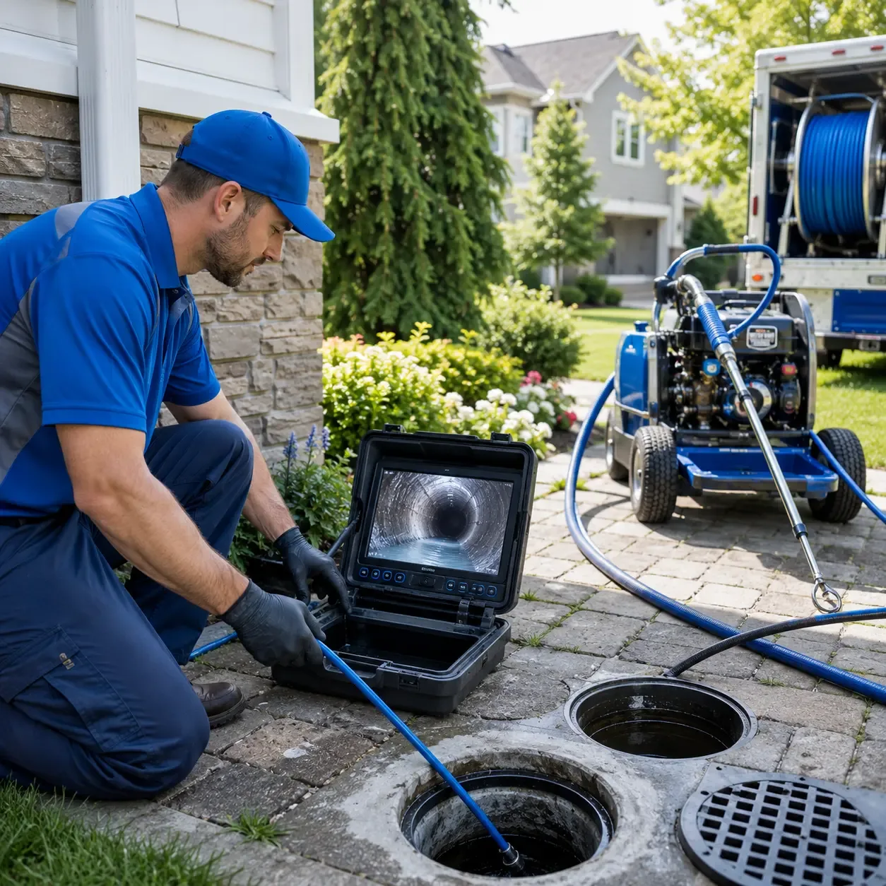 Outdoor drain cleaning professionals serving New Florence, MO